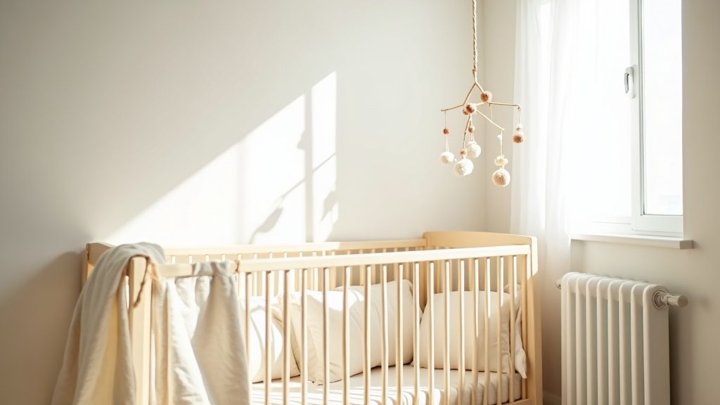 A bright, hopeful nursery in soft morning light, representing the benefits of newborn circumcision