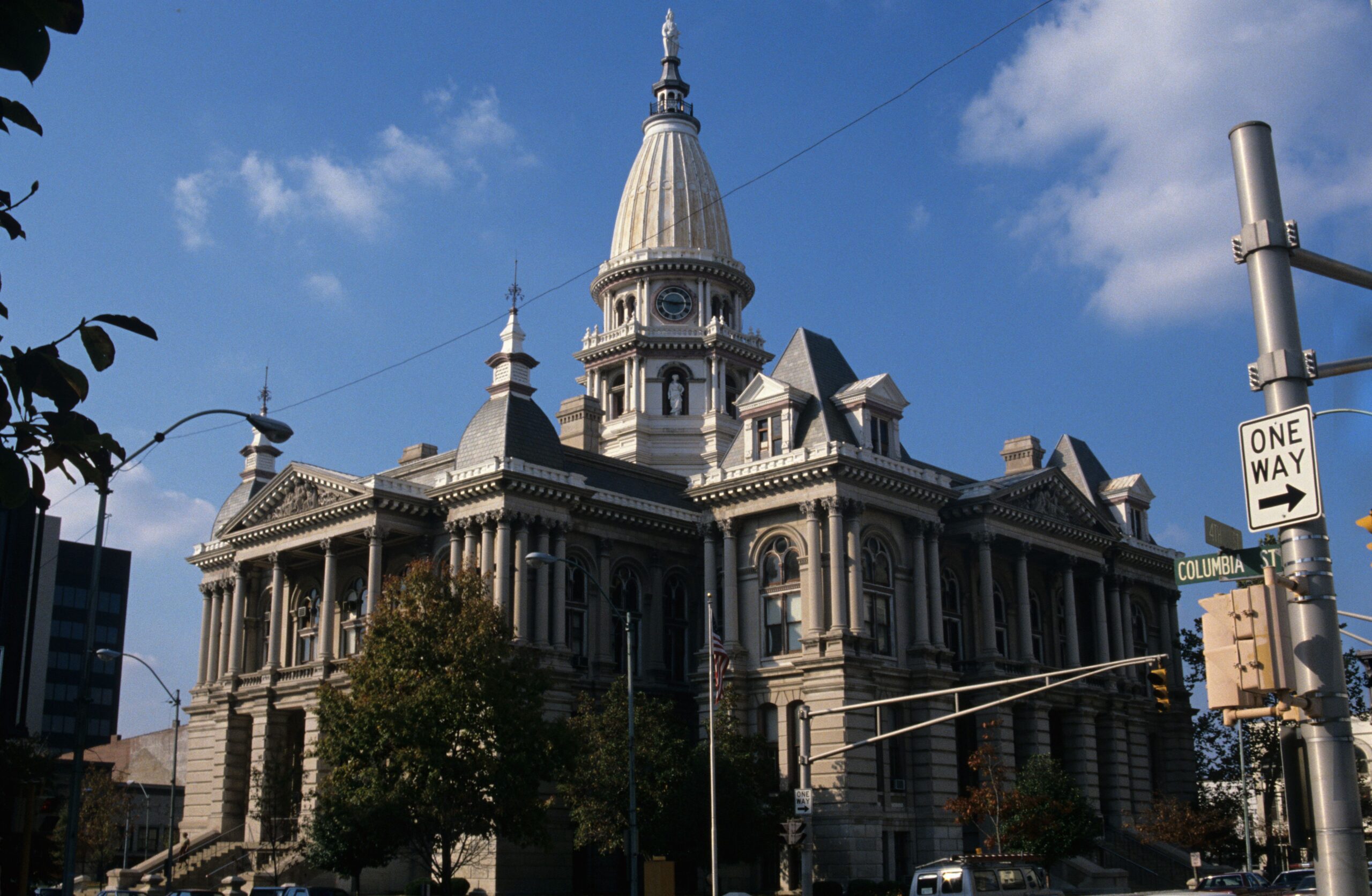 Tippecanoe County Courthouse in downtown Lafayette, representing in-home newborn circumcision in Lafayette